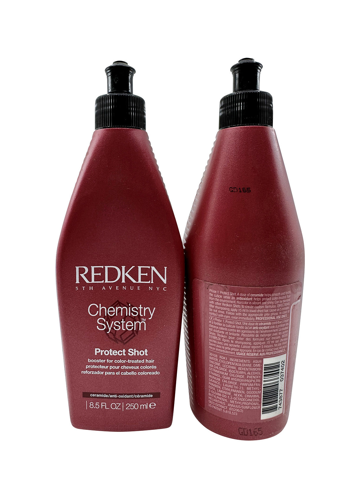 Redken Chemistry System Protect Shot Booster Color Treated Hair 8.5 OZ Set of 2