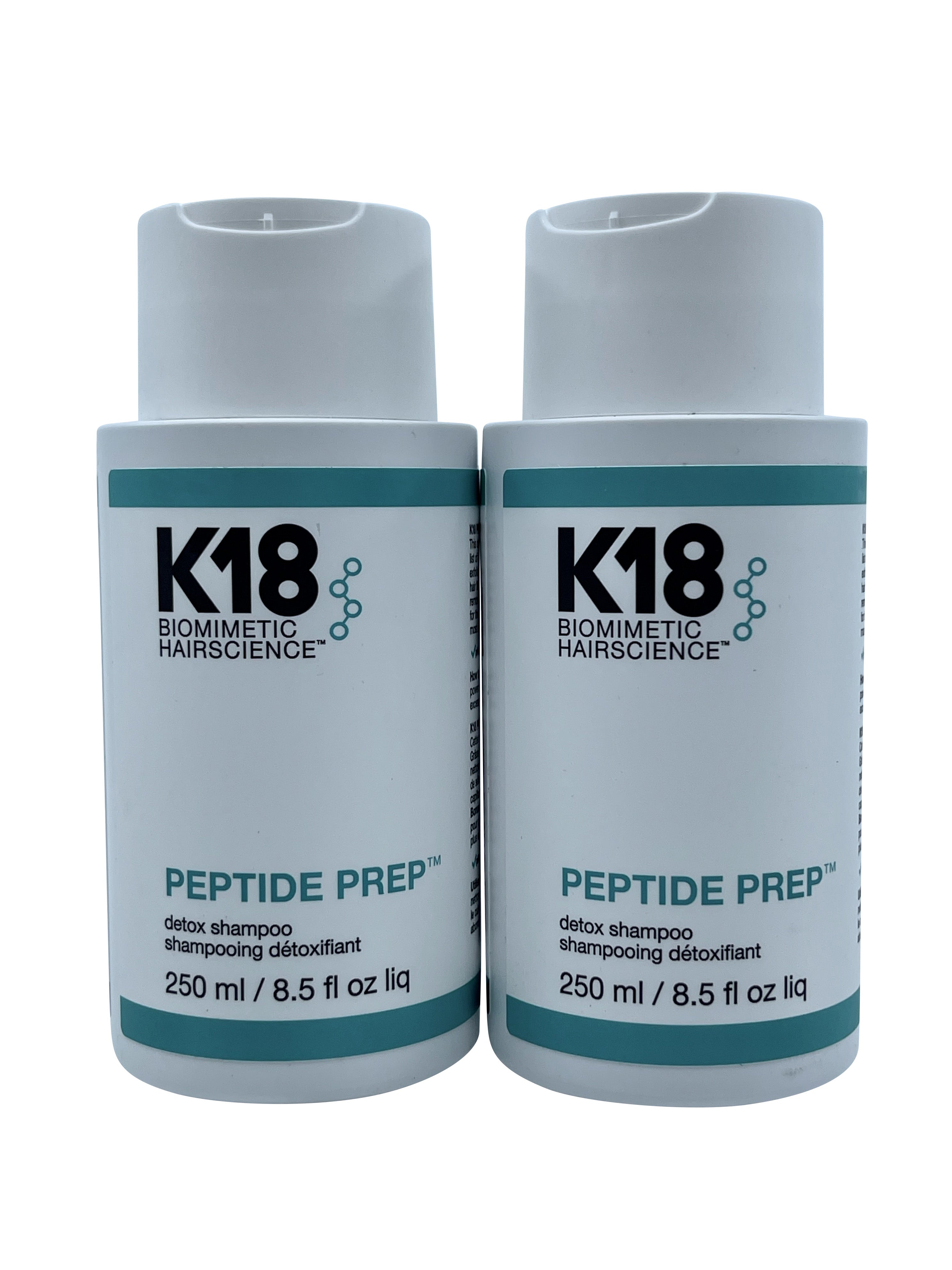 K18 Peptide Prep Detox Shampoo 8.5 OZ Set of 2