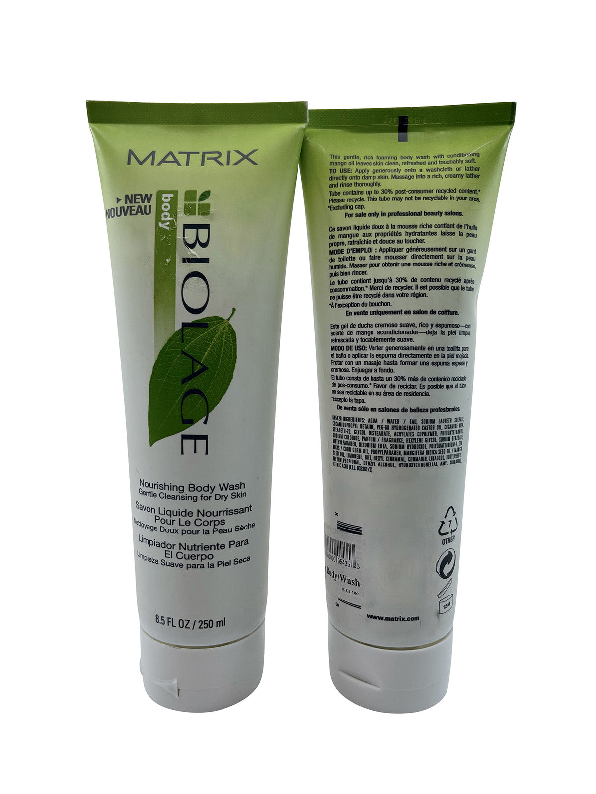 Matrix Biolage Nourishing Body Wash Dry Skin 8.5 OZ Set of 2