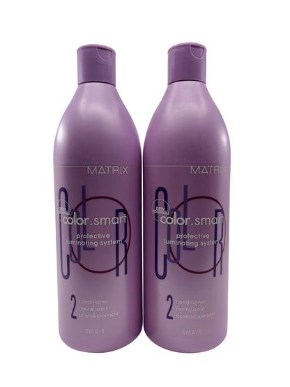 Matrix Color Smart Protective Conditioner Color Treated Hair 33.8 OZ Set of 2