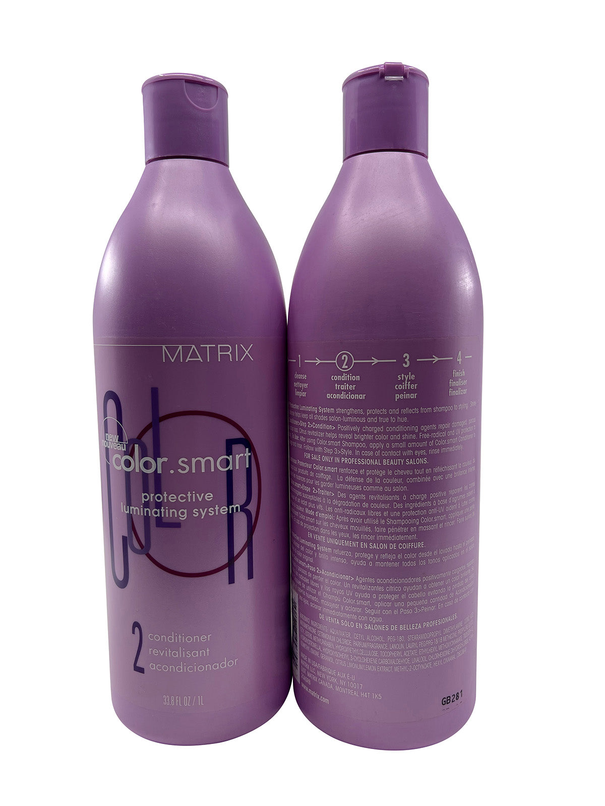 Matrix Color Smart Protective Conditioner Color Treated Hair 33.8 OZ Set of 2