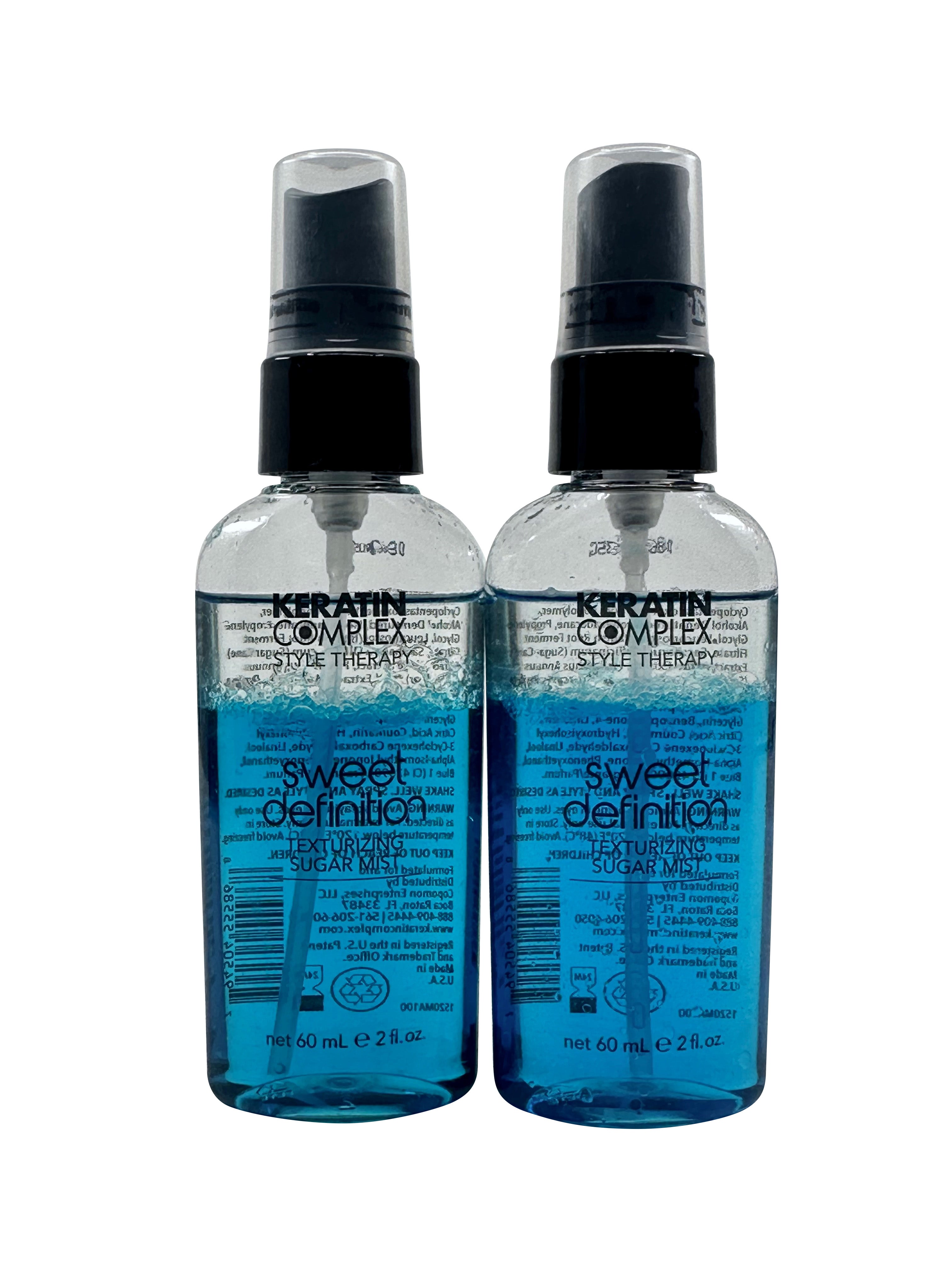 Keratin Complex Sweet Definition Texturizing Sugar Mist 2 OZ Set of 2