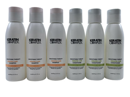 Keratin Complex Keratin Care Shampoo 3 OZ Set of 3 & Conditioner 3 OZ Set of 3