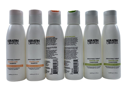 Keratin Complex Keratin Care Shampoo 3 OZ Set of 3 & Conditioner 3 OZ Set of 3