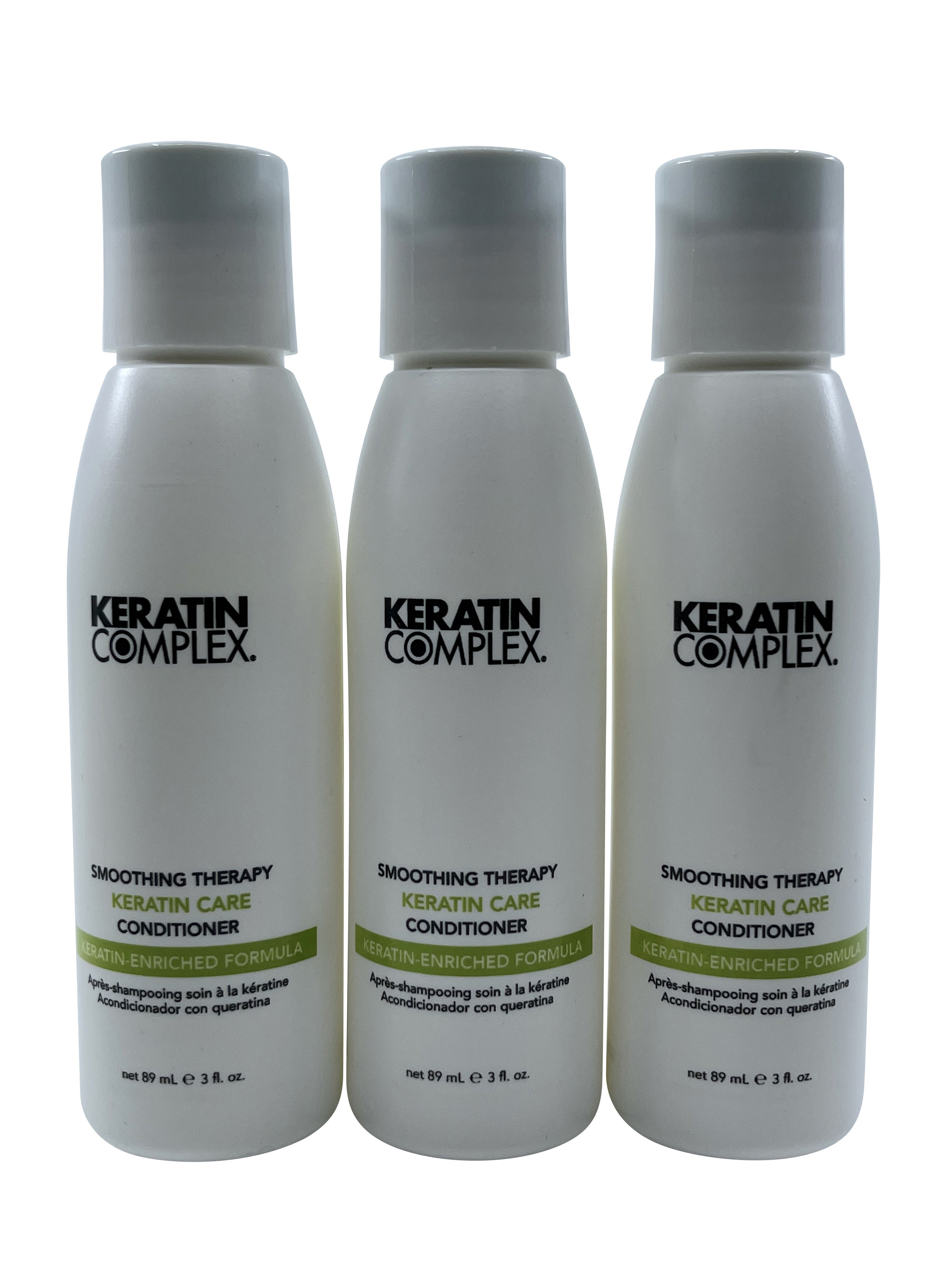 Keratin Complex Smoothing Therapy Keratin Care Conditioner 3 OZ Set of 3