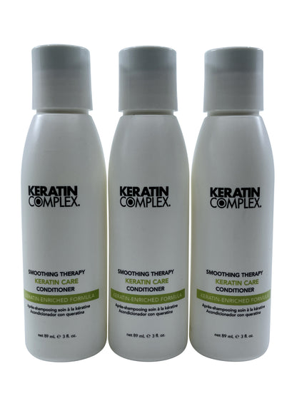 Keratin Complex Smoothing Therapy Keratin Care Conditioner 3 OZ Set of 3