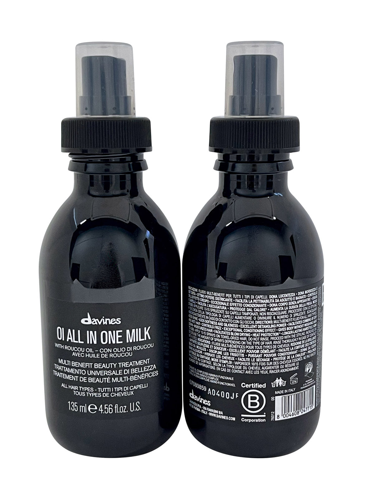 Davines OI All In One Milk 4.56 OZ Set of 2