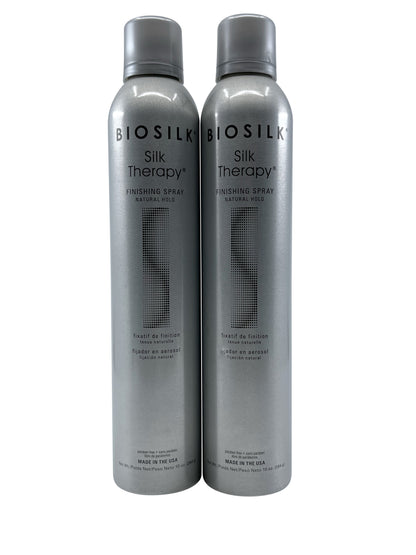 Biosilk Silk Therapy Finishing Spray Natural Hold 10 OZ Set of 2