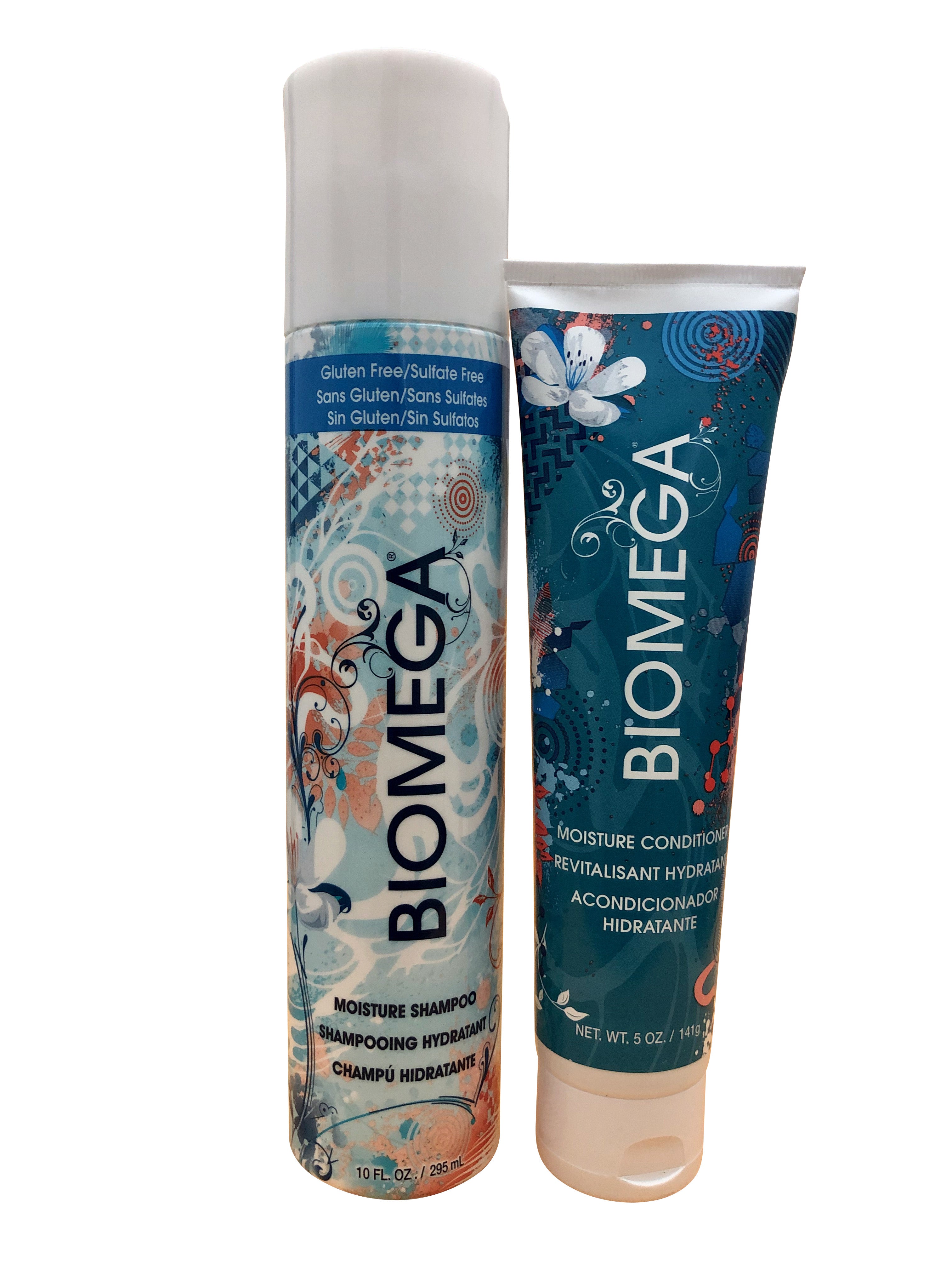 Aquage Biomega Moisture Shampoo 10 OZ & Moisture Conditioner 5 OZ