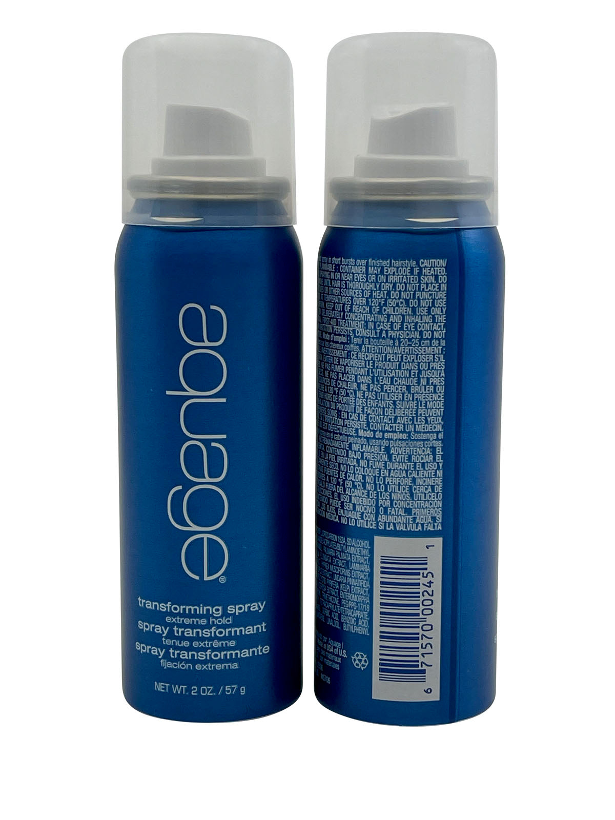 Aquage Transforming Spray Extreme Hold 2 OZ Set of 2