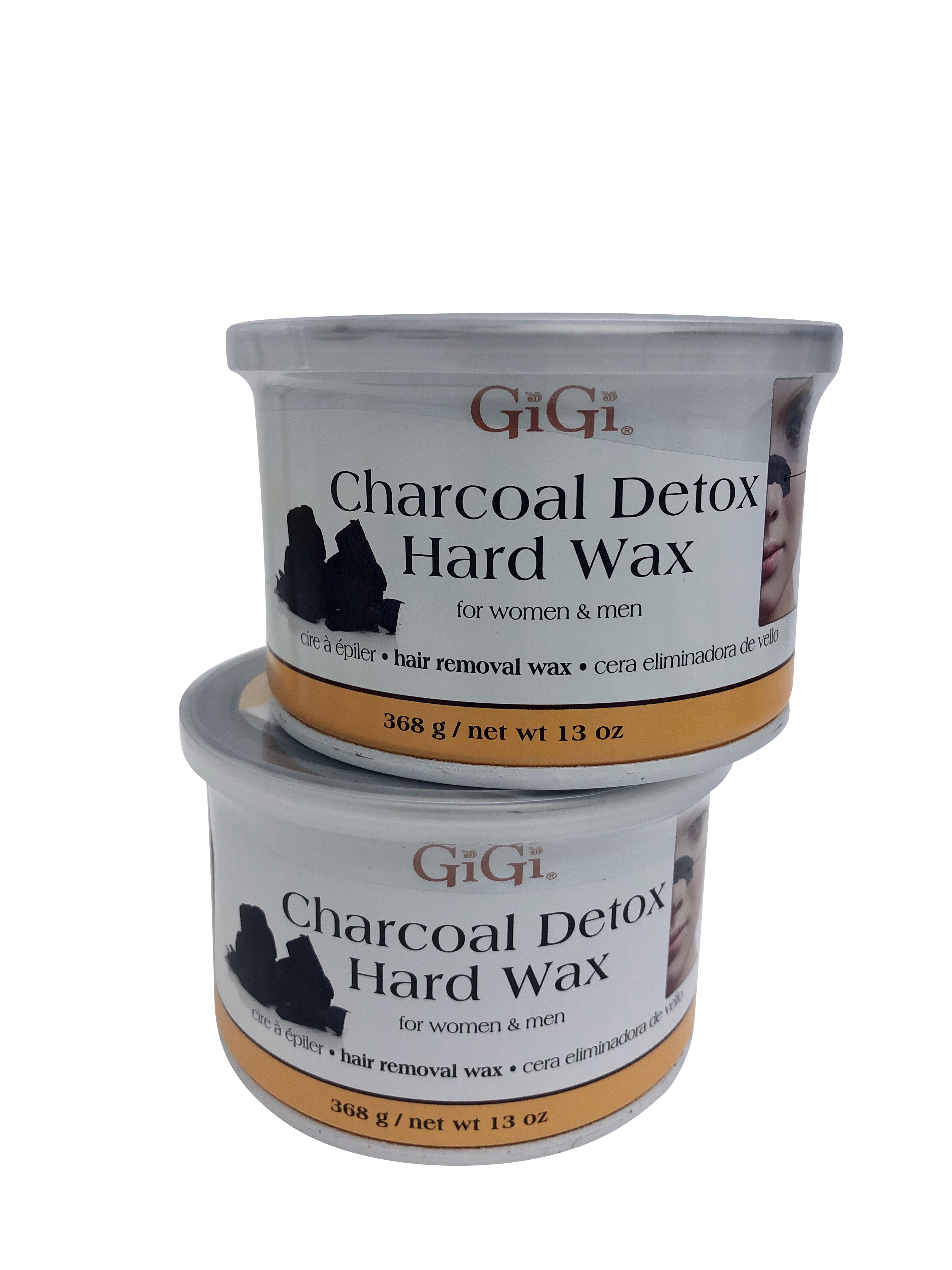 GiGi Charcoal Detox Hard Wax 13 OZ Pack of 2