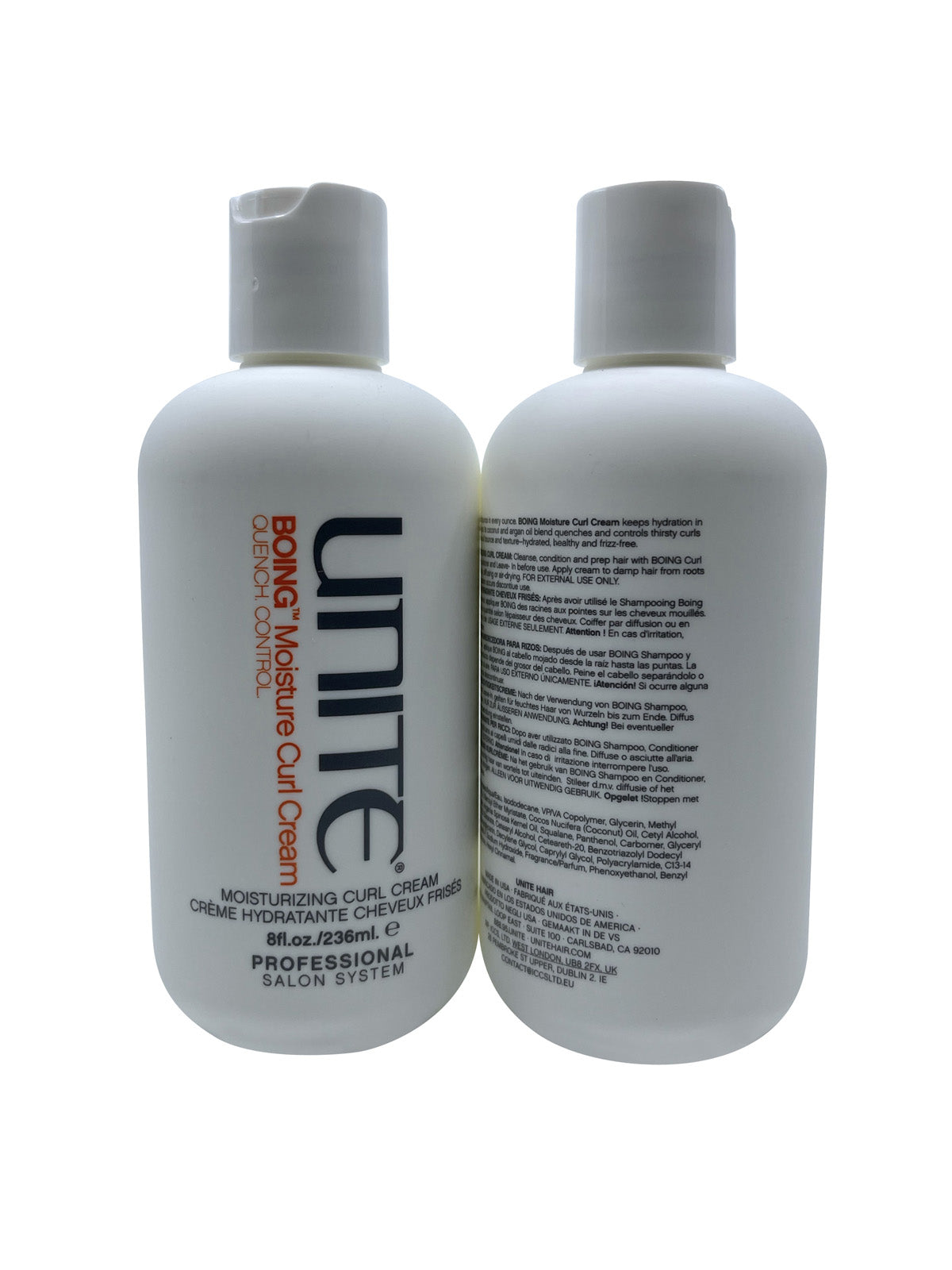 Unite Boing Moisture Curl Cream 8 OZ Set of 2