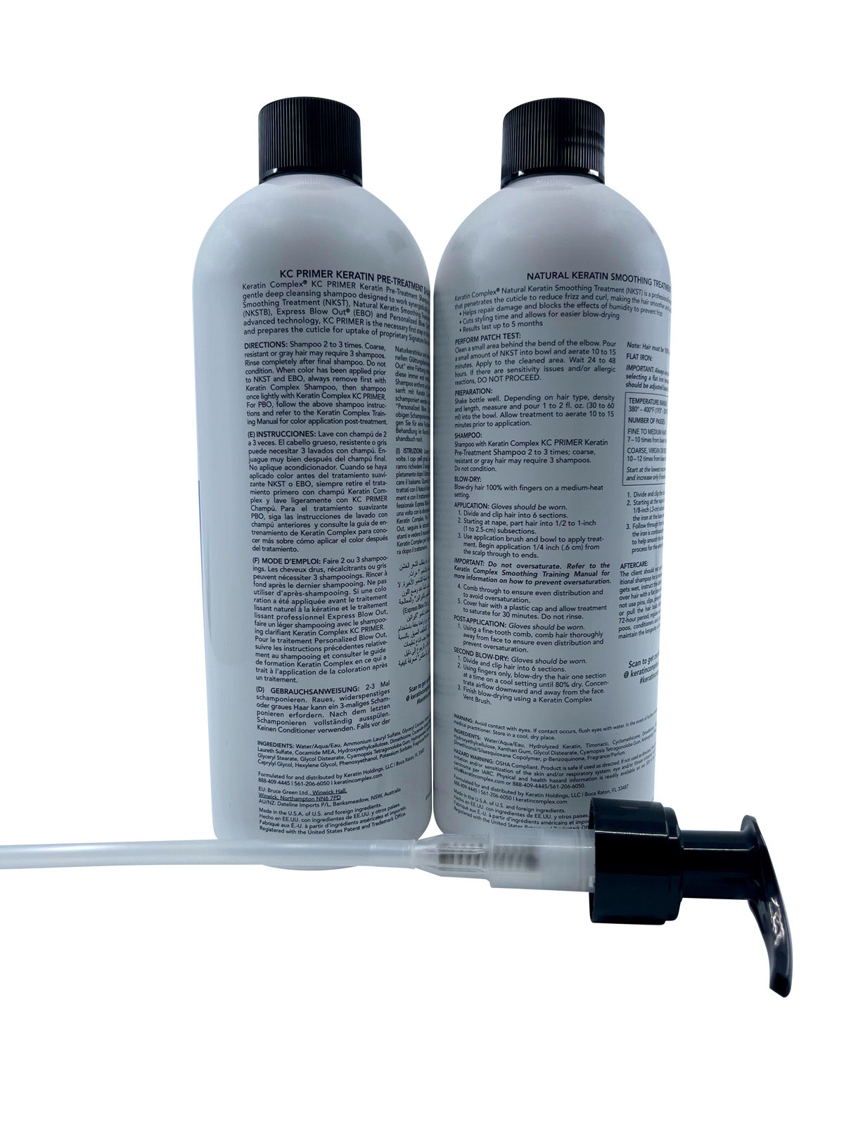 Keratin Complex Pre Treatment Shampoo 16 OZ & Keratin Smoothing Treatment 16 OZ