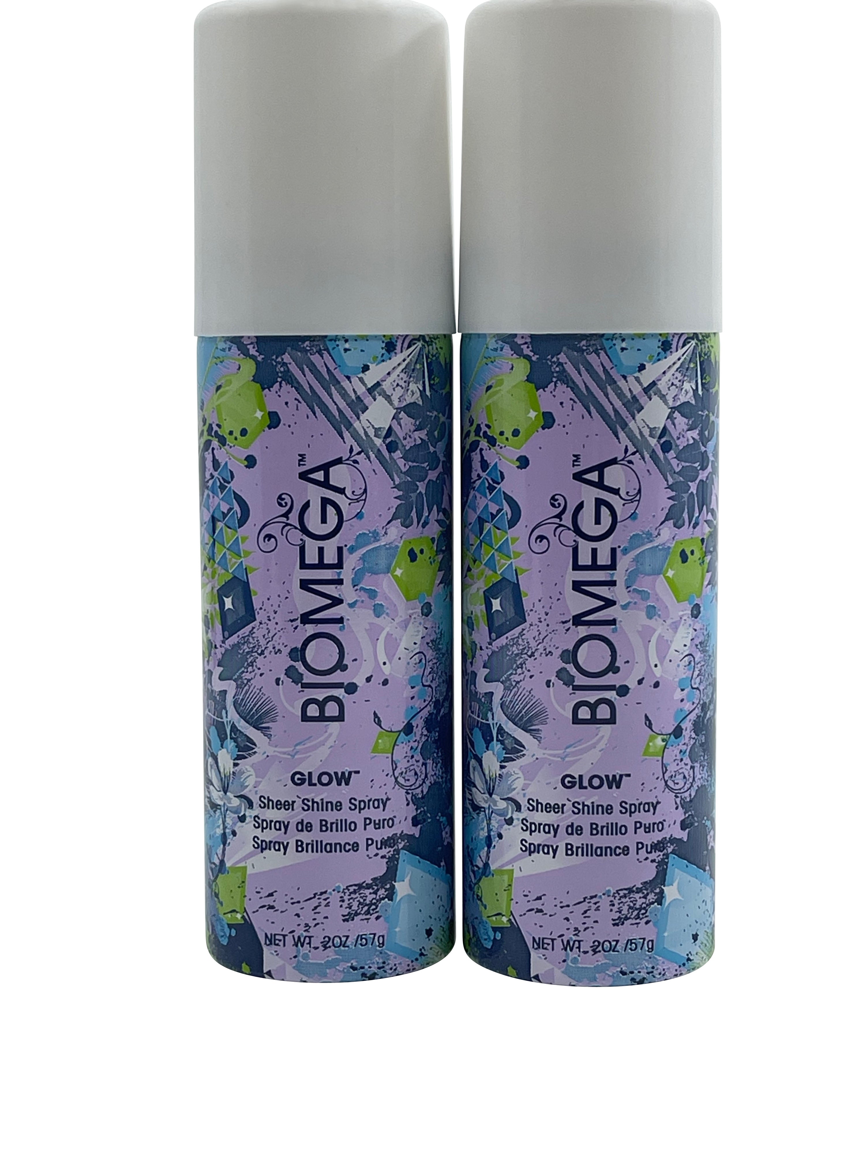 Biomega Glow Sheer Shine Spray 2 OZ Set of 2