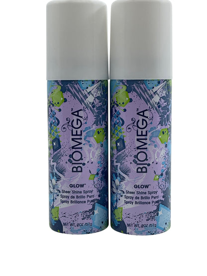 Biomega Glow Sheer Shine Spray 2 OZ Set of 2