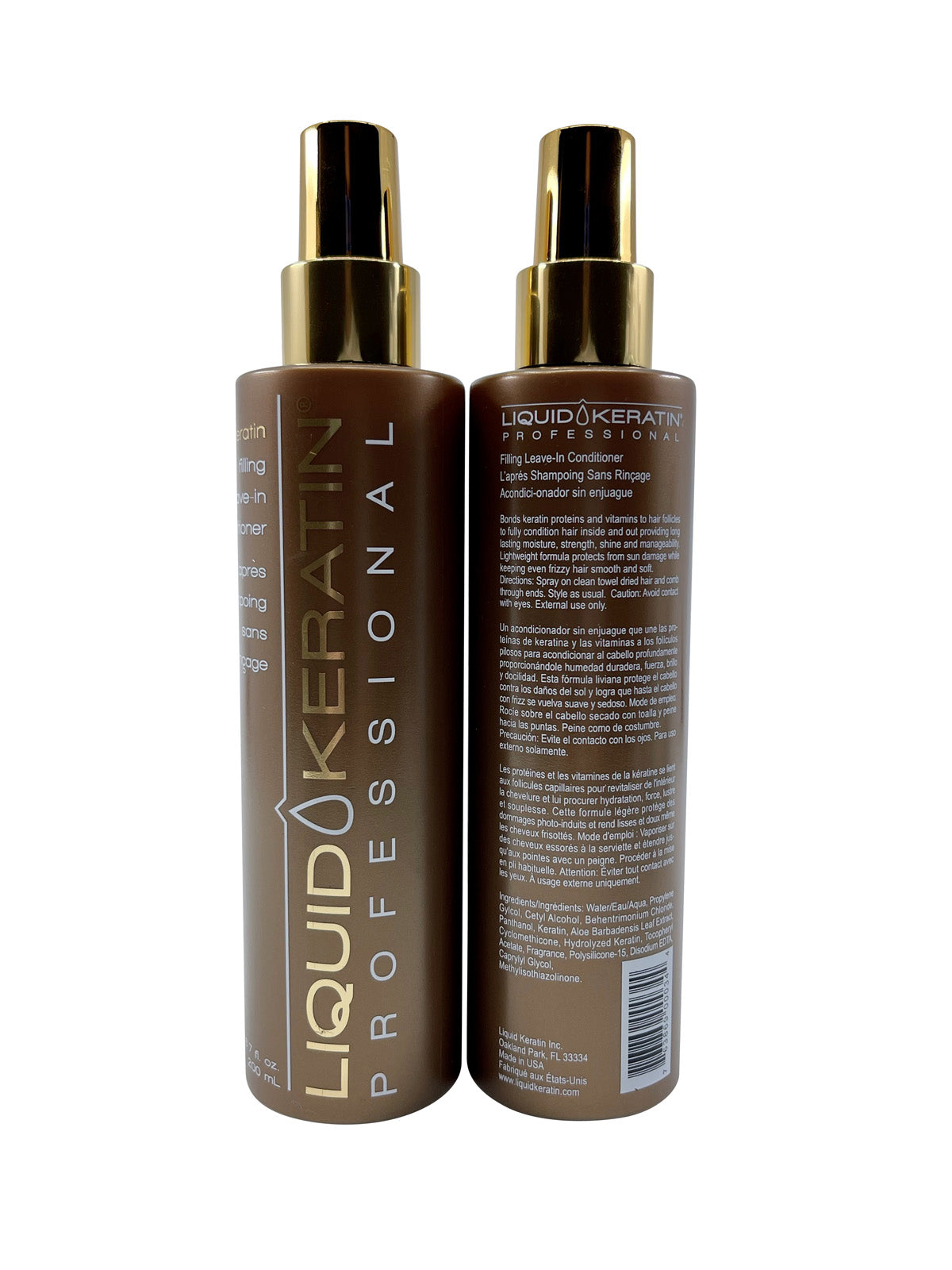 Liquid Keratin Filling leave in Conditioner 6.7 OZ Set of 2