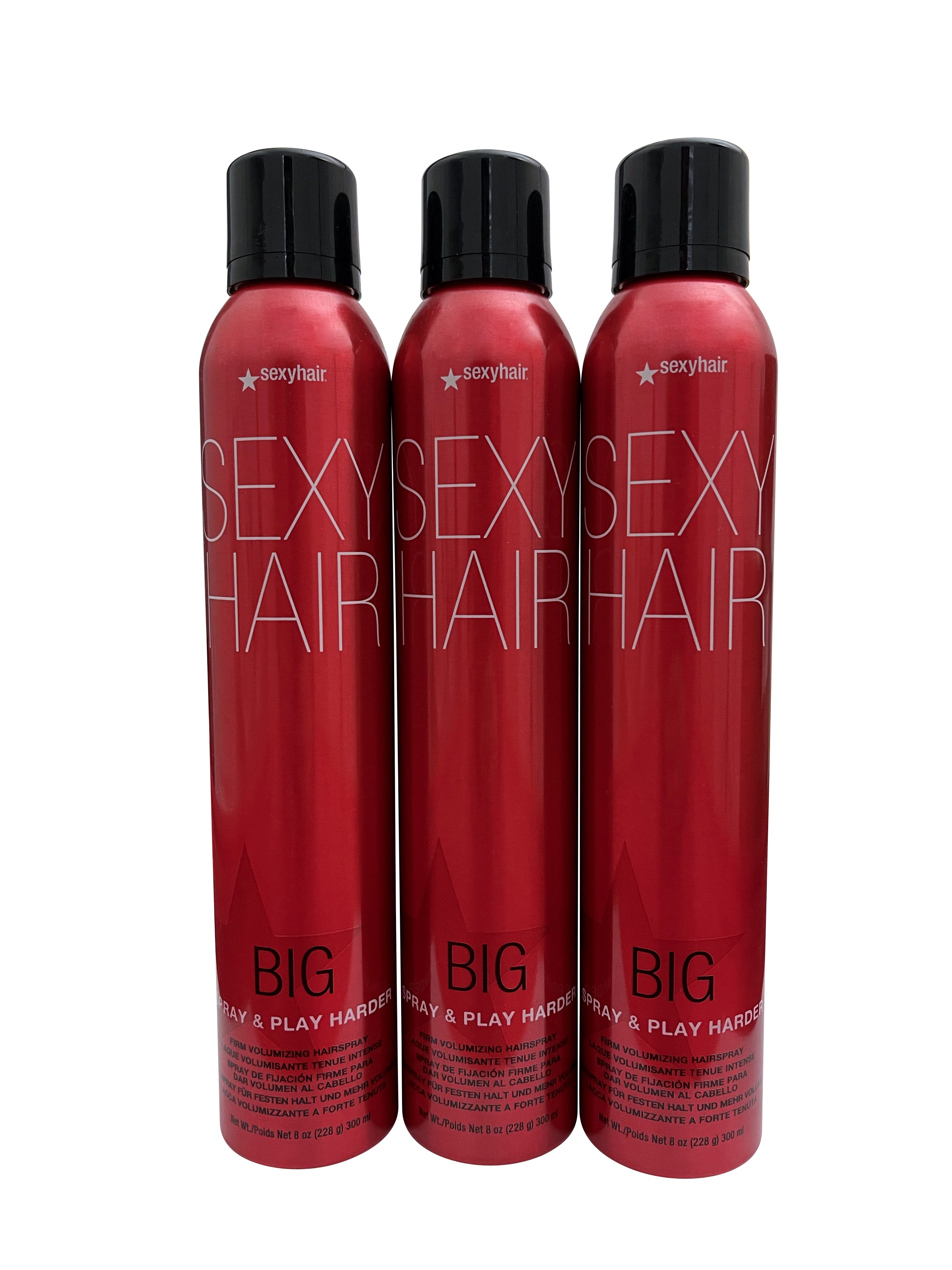 Big Sexy Hair Spray & Play Harder 8 OZ Set of 3