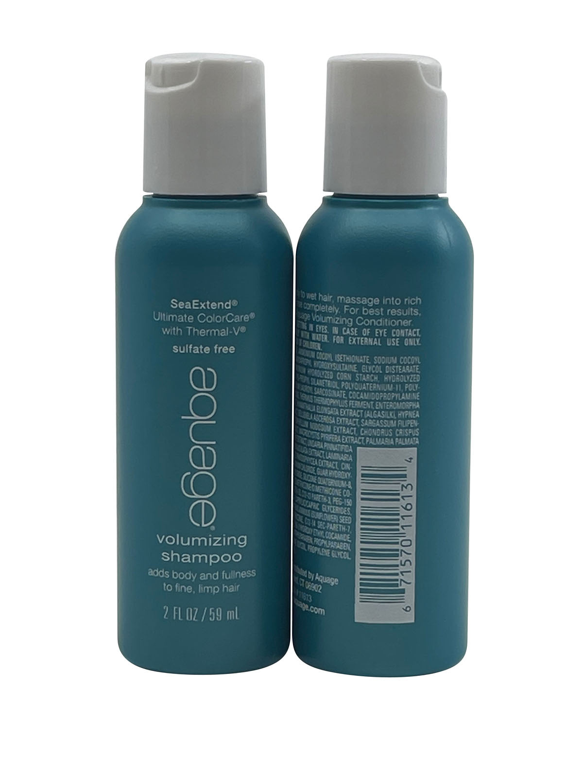 Aquage Volumizing Shampoo Fine & Limp Hair 2 OZ Set of 2