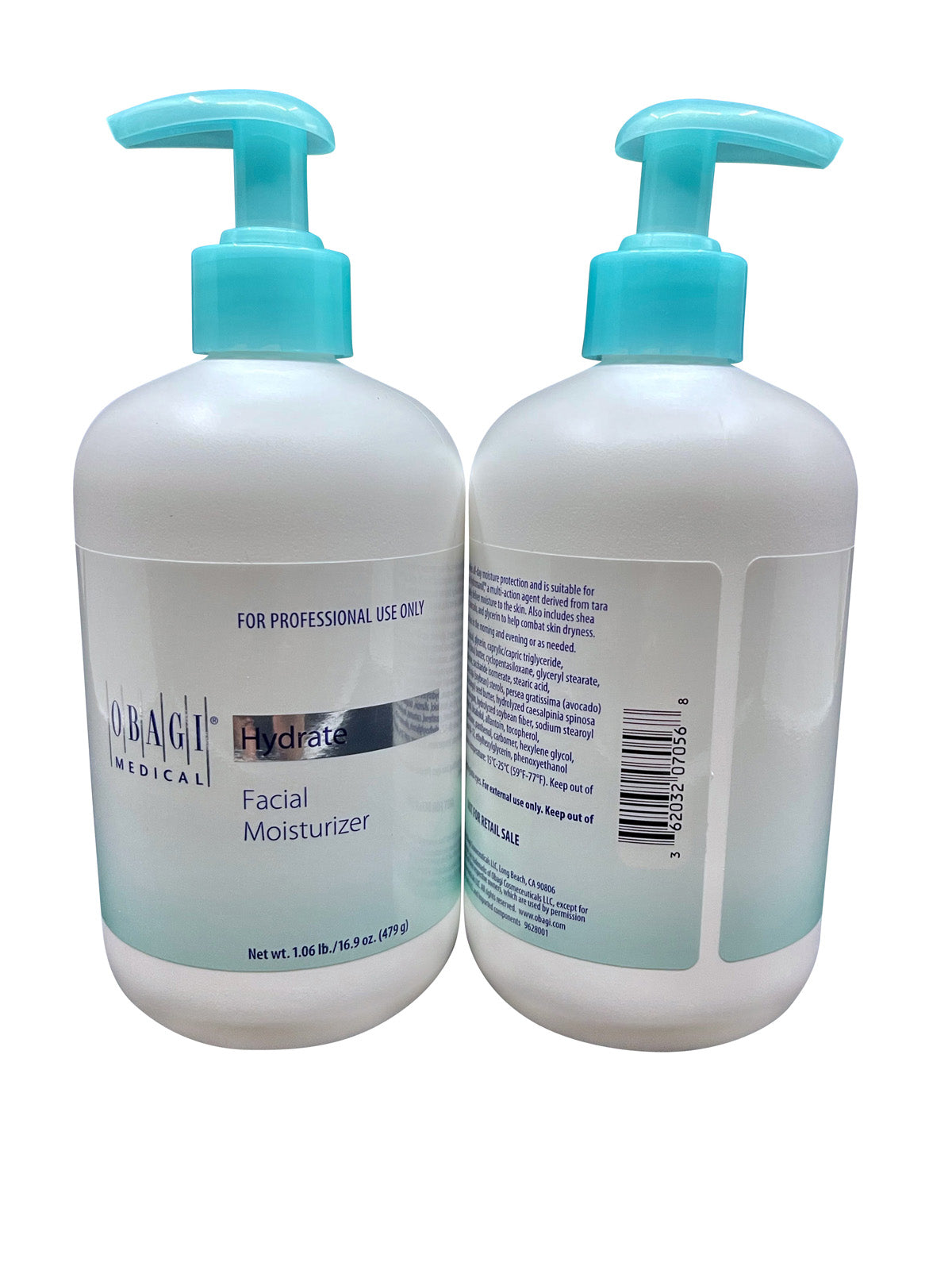 Obagi Medical Hydrate Facial Moisturizer 16.9 OZ Set of 2