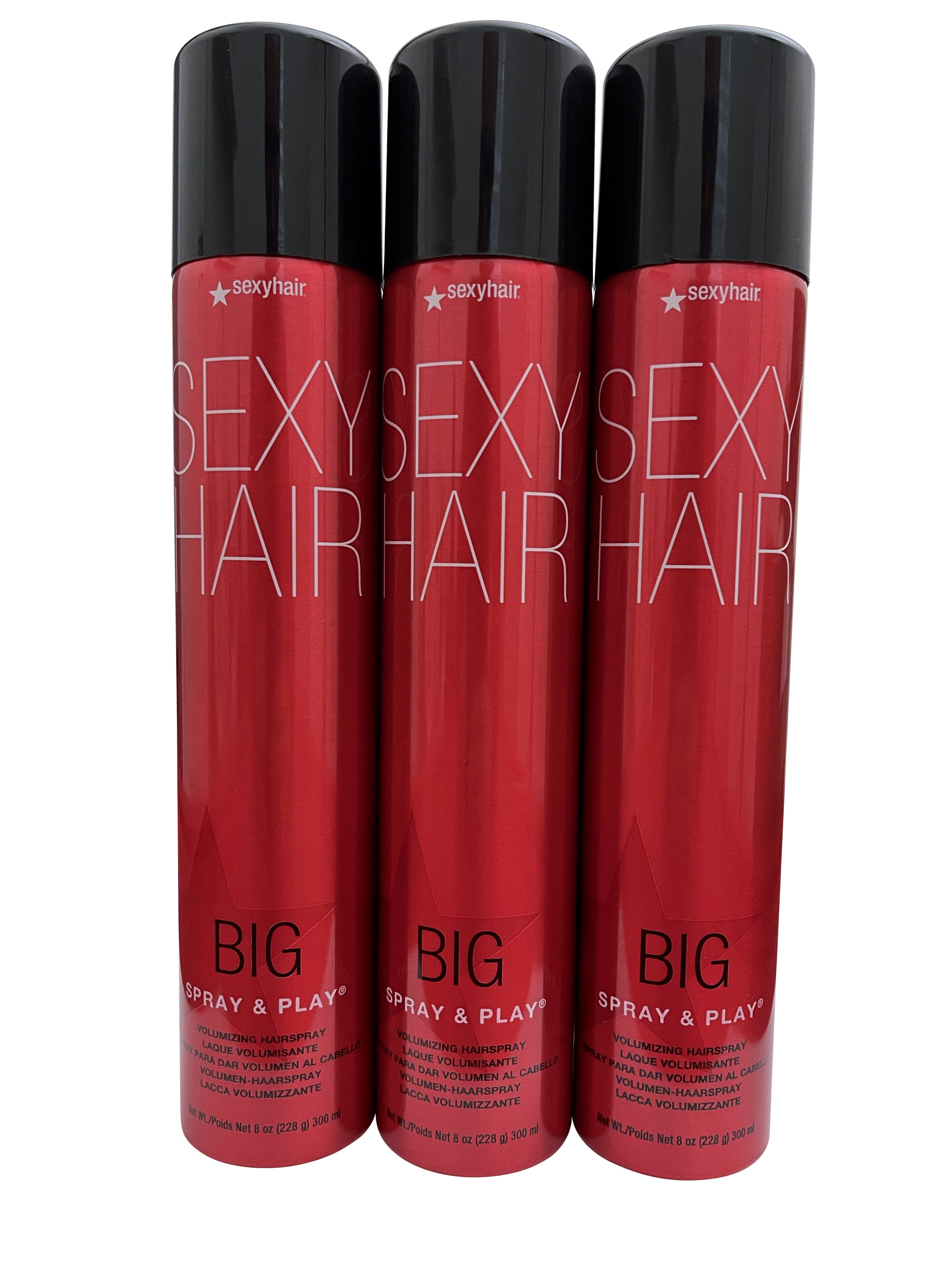 Big Sexy Hair Spray And Play Hairspray Volumizing Hairspray 8oz 3 Pack