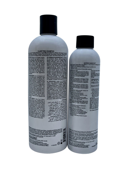 Keratin Complex Clarifying Shampoo 16 OZ & Express Blow Out Treatment 8 OZ Set