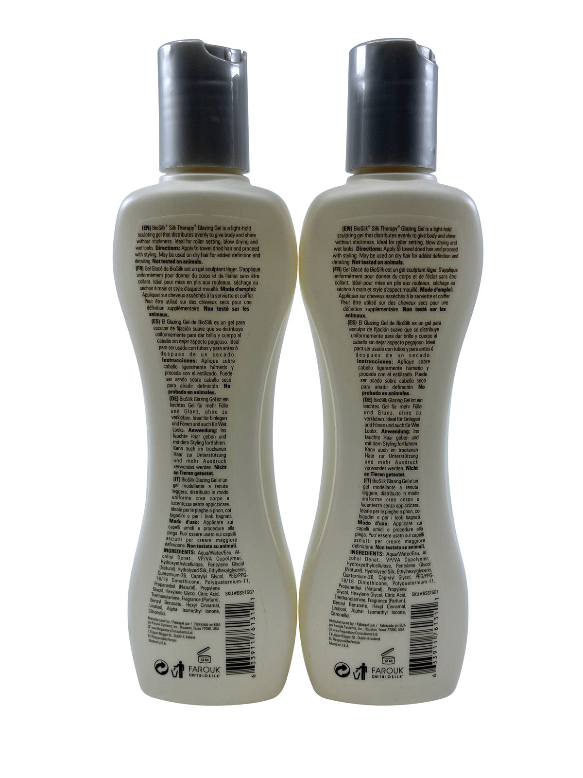 Biosilk Silk Therapy Glazing Gel 7 OZ Set of 2