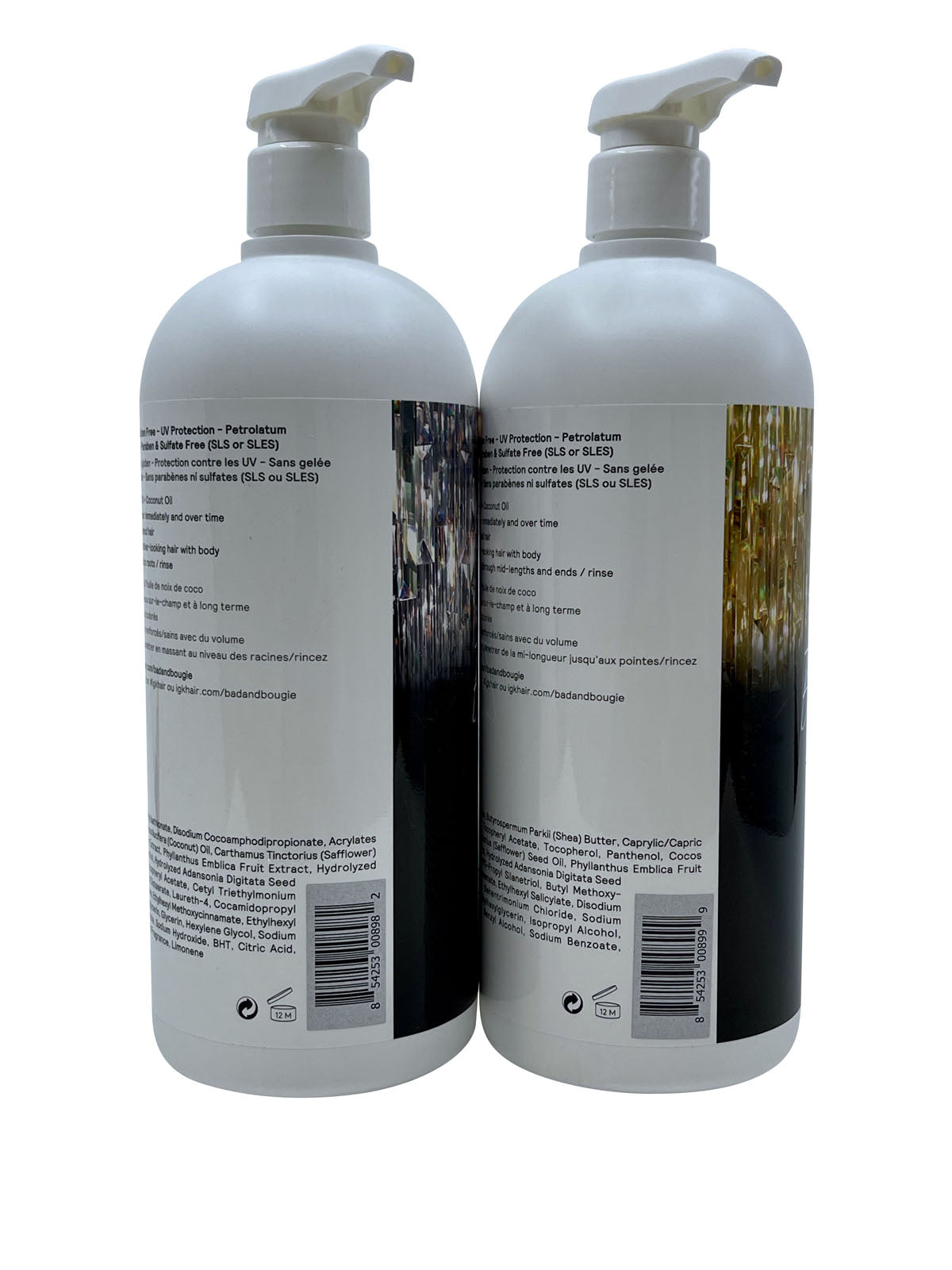 IGK Bad & Bougie Amla Oil Deep Repair Shampoo & Conditioner Set 33.8 OZ Each