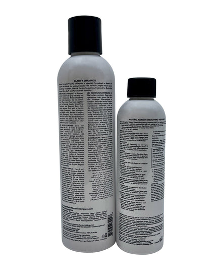 Keratin Complex Clarifying Shampoo 8 OZ & Keratin Smoothing Treatment 4 OZ Set