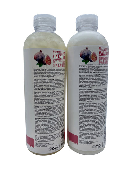 Rusk Pure Mix Native Fig Replenishing Shampoo & Conditioner Set 35 OZ Each