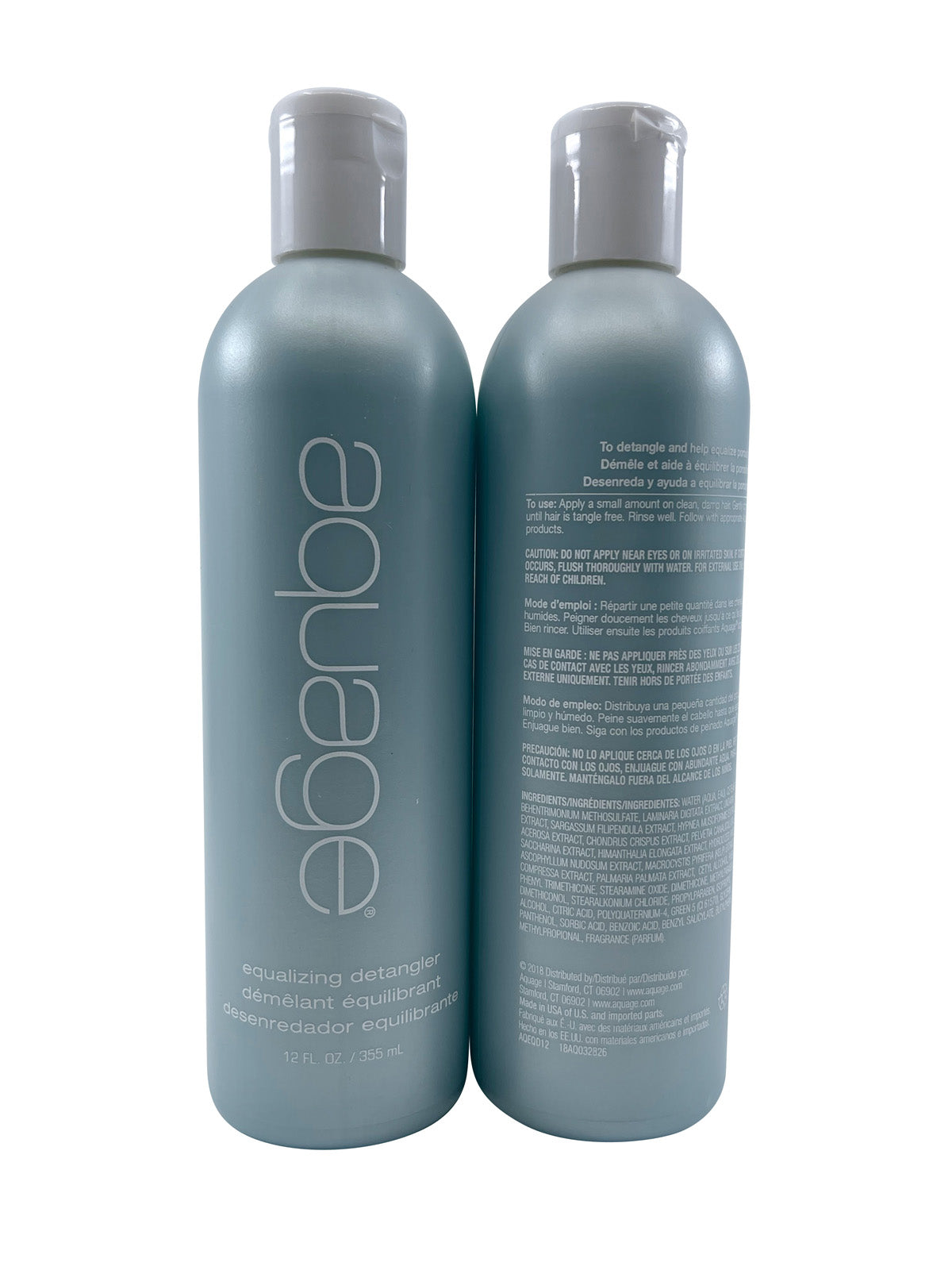 Aquage Equalizing Detangler 12 OZ Set of 2