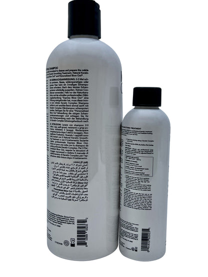 Keratin Complex Clarifying Shampoo 16 OZ & Keratin Smoothing Treatment 4 OZ Set