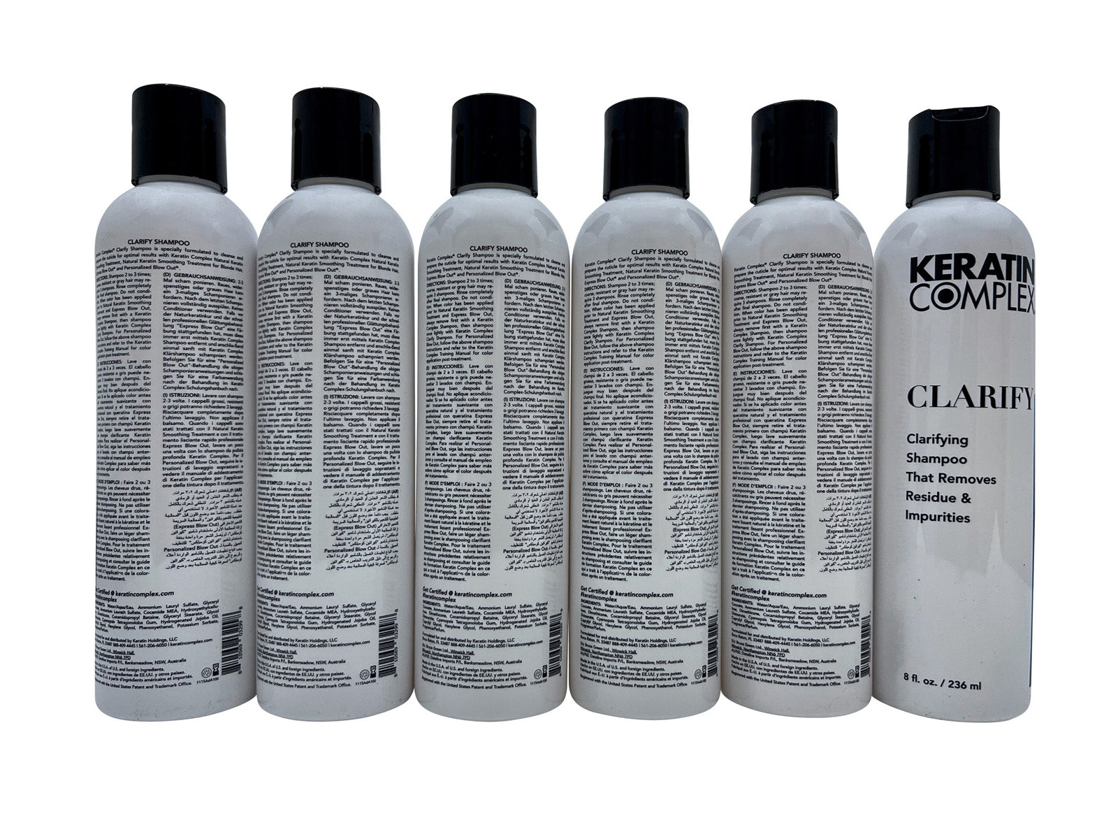 Keratin Complex Clarify Clarifying Shampoo 8 OZ Set of 6