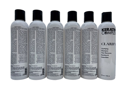 Keratin Complex Clarify Clarifying Shampoo 8 OZ Set of 6