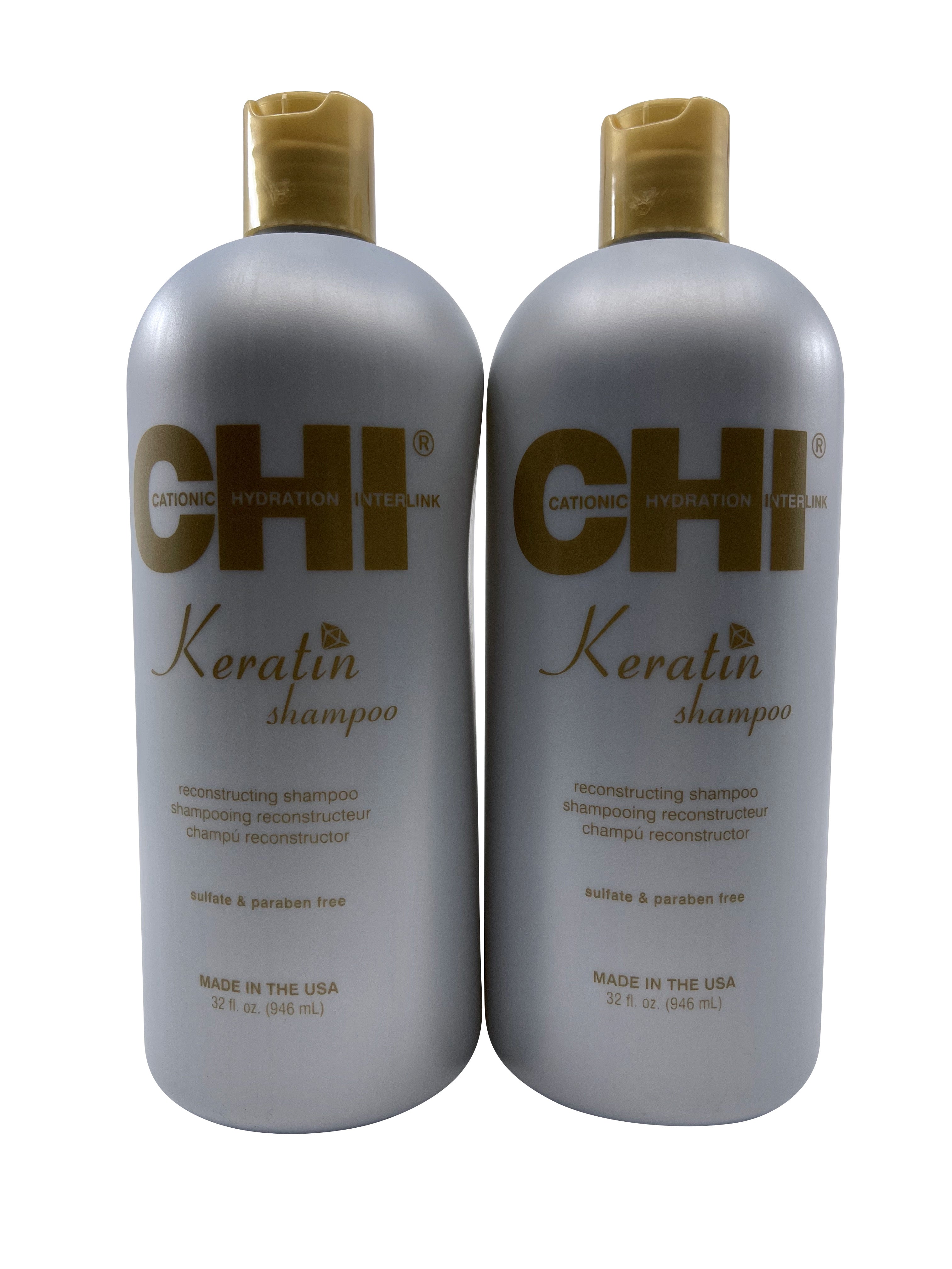 Chi Keratin Shampoo 32 OZ Pack of 2