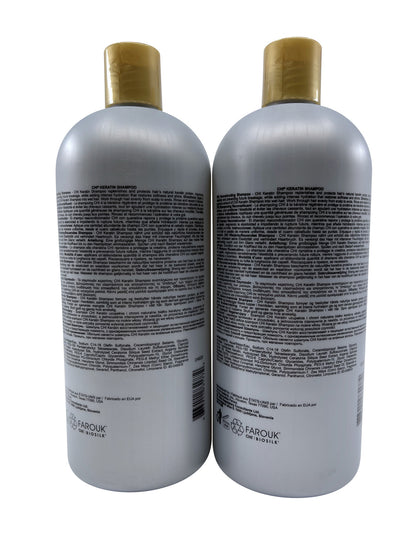 Chi Keratin Shampoo 32 OZ Pack of 2