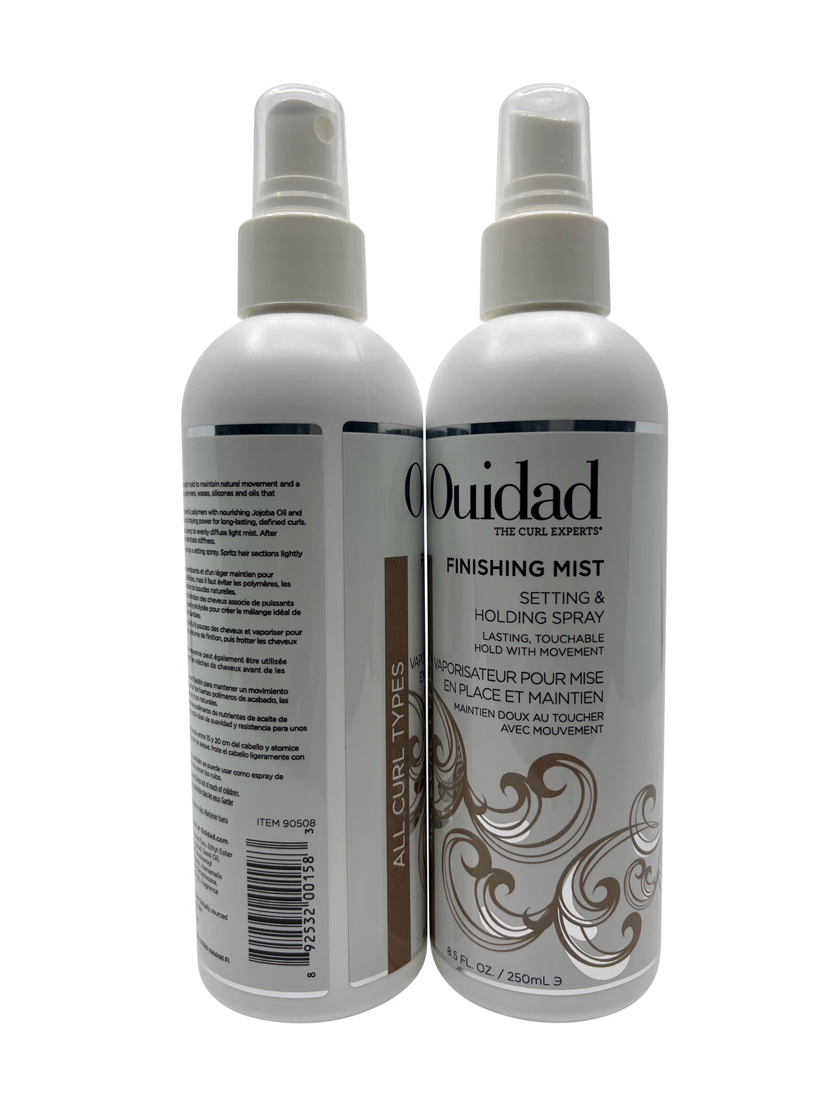 Ouidad Finishing Mist Setting & Holding Spray 8.5 OZ Set of 2