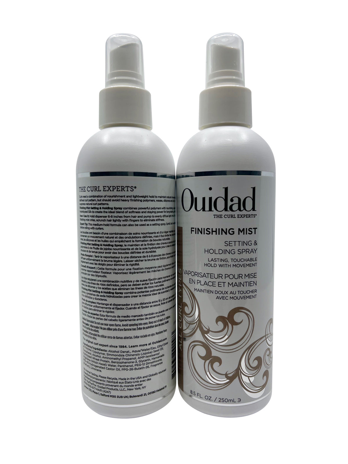 Ouidad Finishing Mist Setting & Holding Spray 8.5 OZ Set of 2