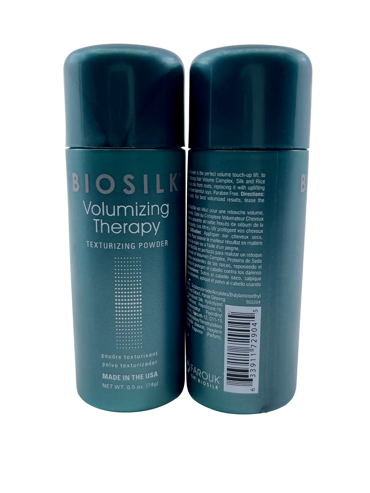 Biosilk Volumizing Therapy Texturizing Powder 0.5 OZ Set of 2