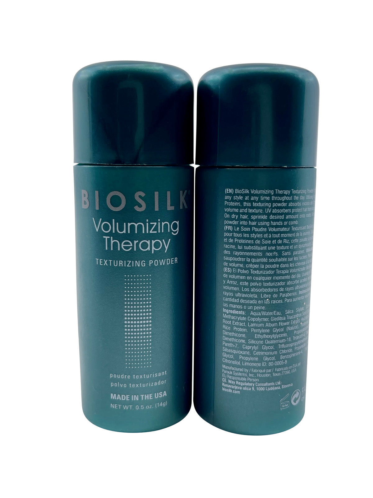 Biosilk Volumizing Therapy Texturizing Powder 0.5 OZ Set of 2