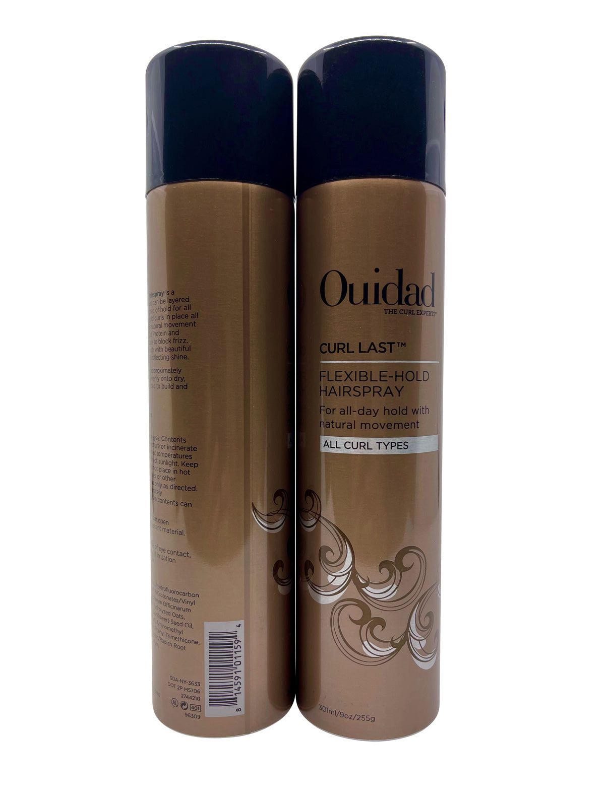 Ouidad Curl Last Flexible Hold Hairspray 9 OZ Set of 2