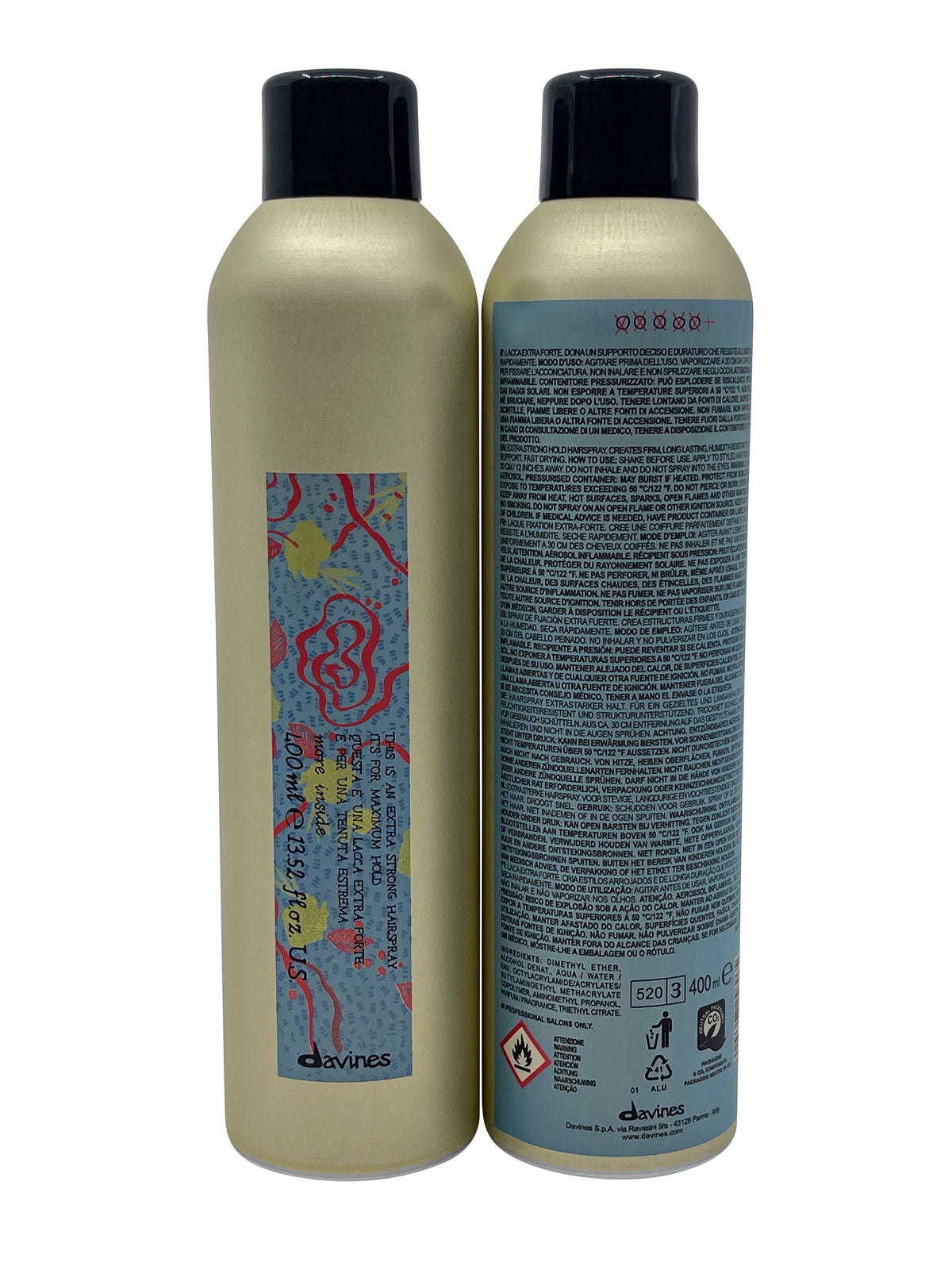 Davines This is an Extra Strong Hairspray 13.52 OZ Set of 2