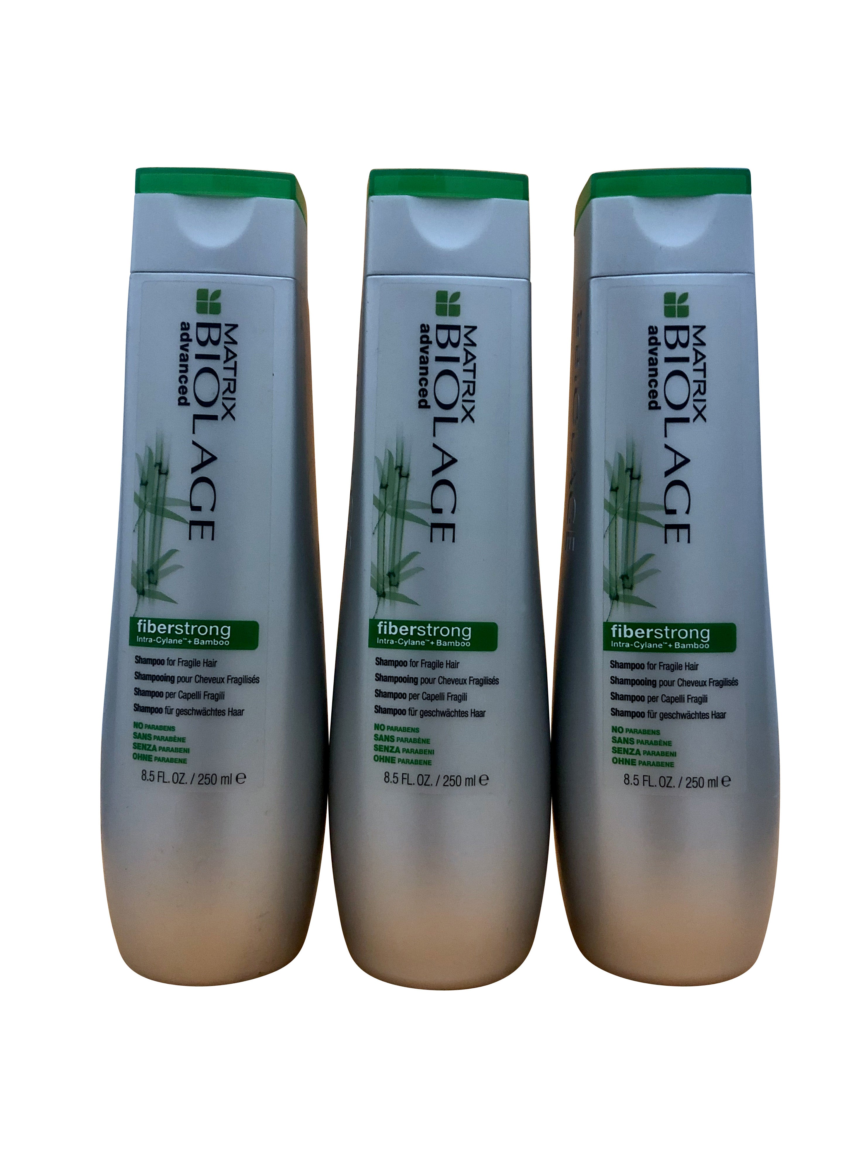 Matrix Biolage Fiberstrong Shampoo Fragile Hair 8.5 OZ Set of 3