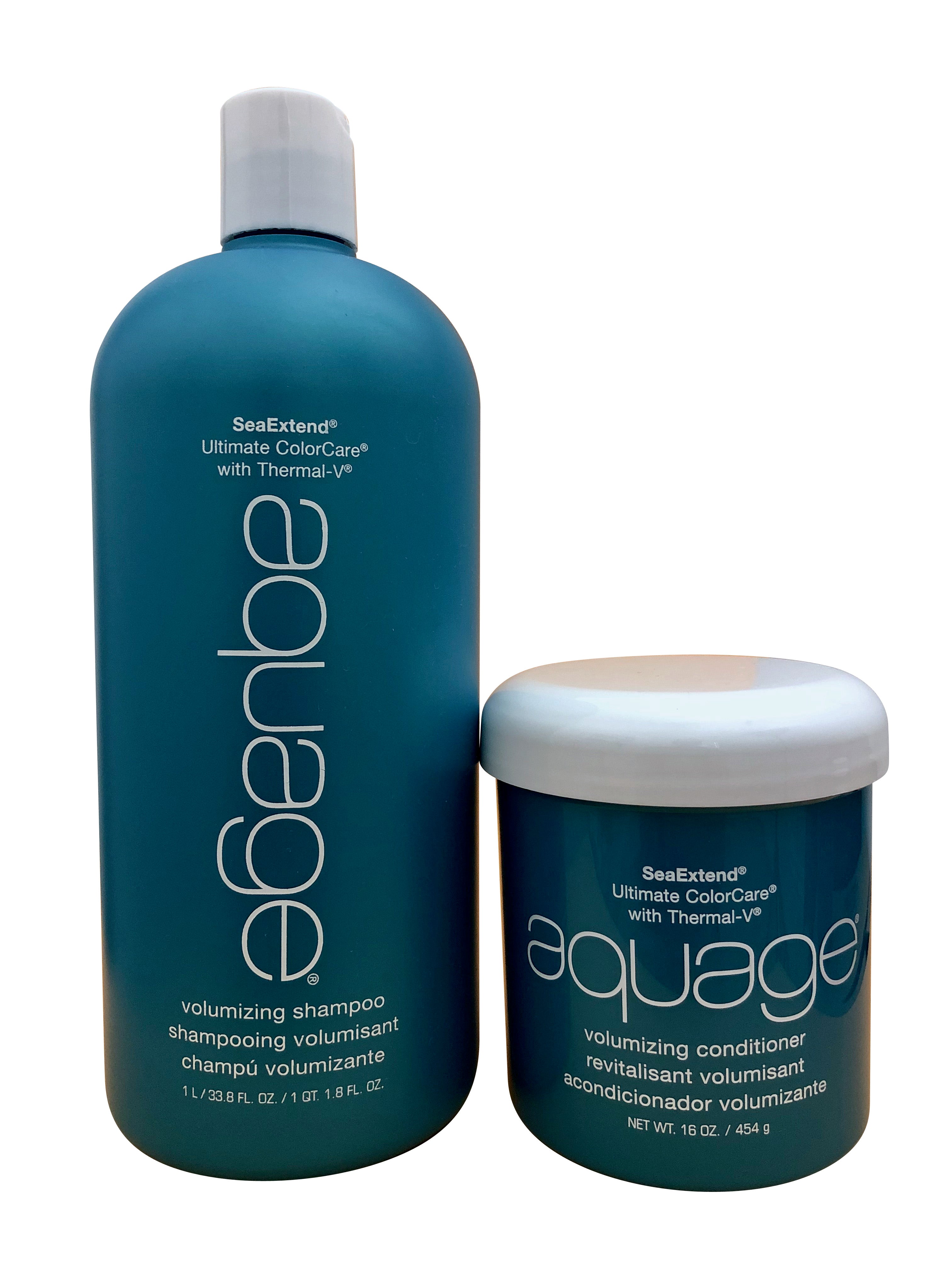 Aquage Volumizing Shampoo 33.8 OZ & Conditioner 16 OZ Set