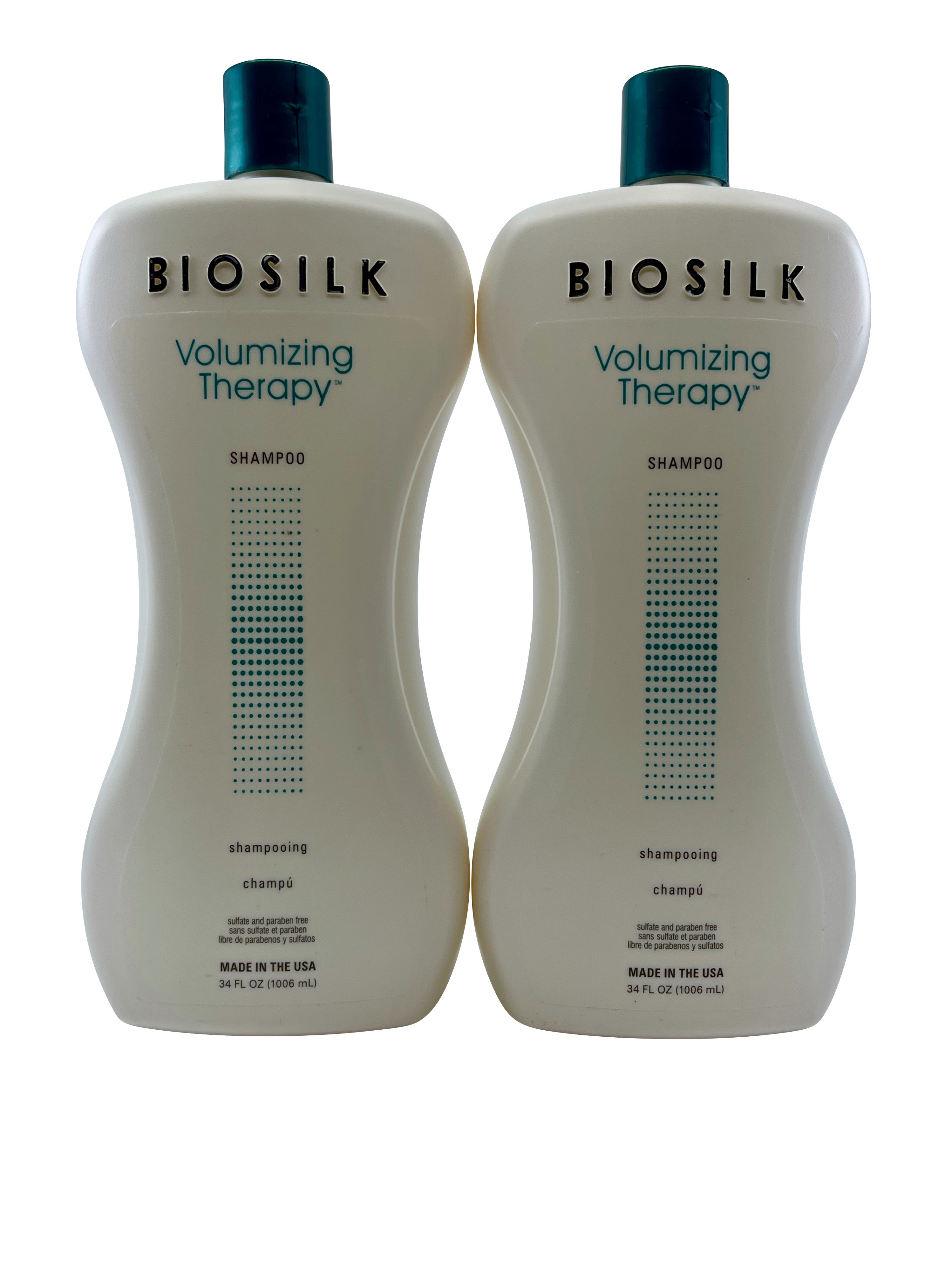 Biosilk Volumizing Therapy Shampoo 34 OZ Set of 2