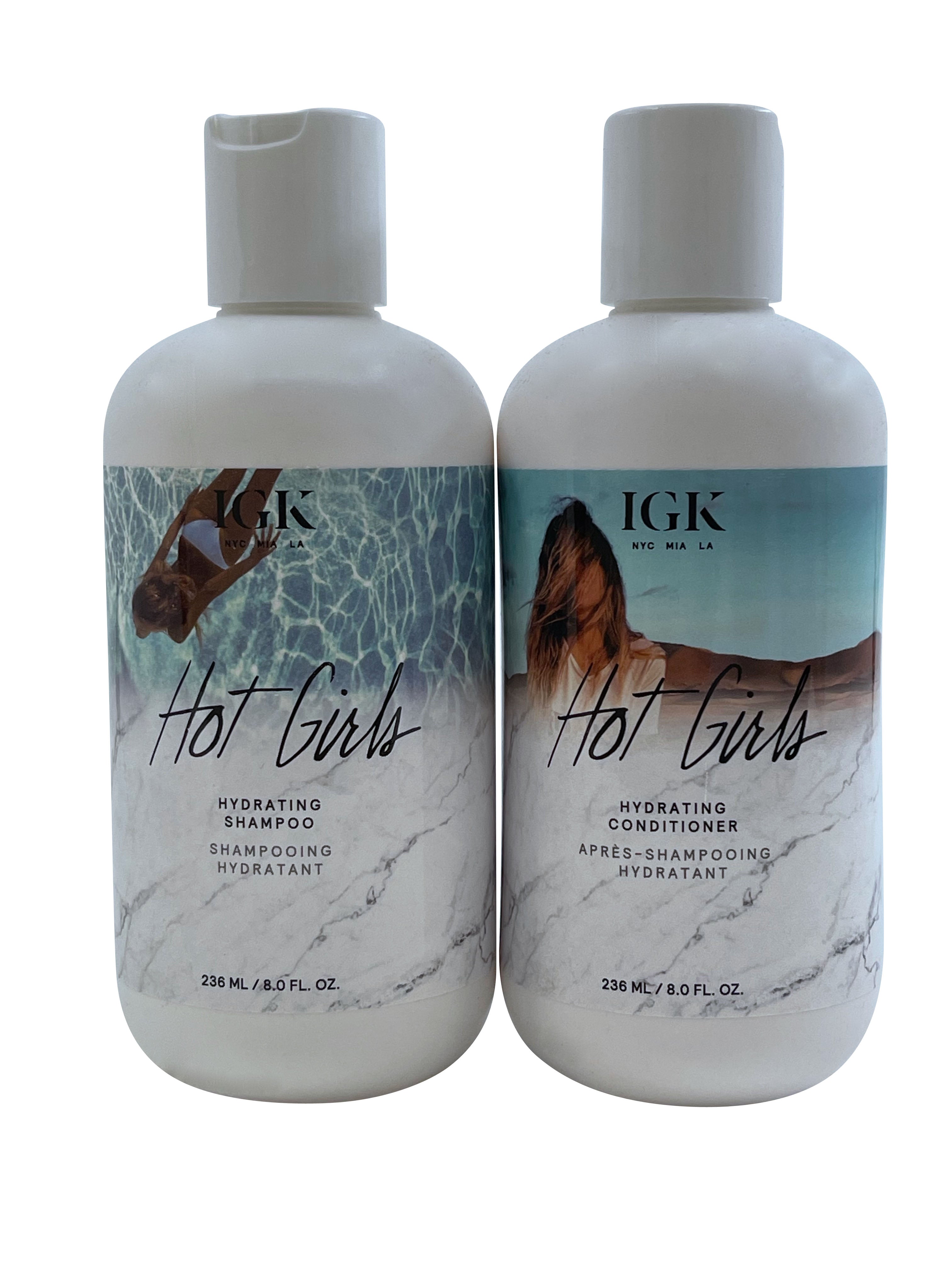 IGK Hot Girls Hydrating Shampoo & Conditioner Set 8 OZ Each