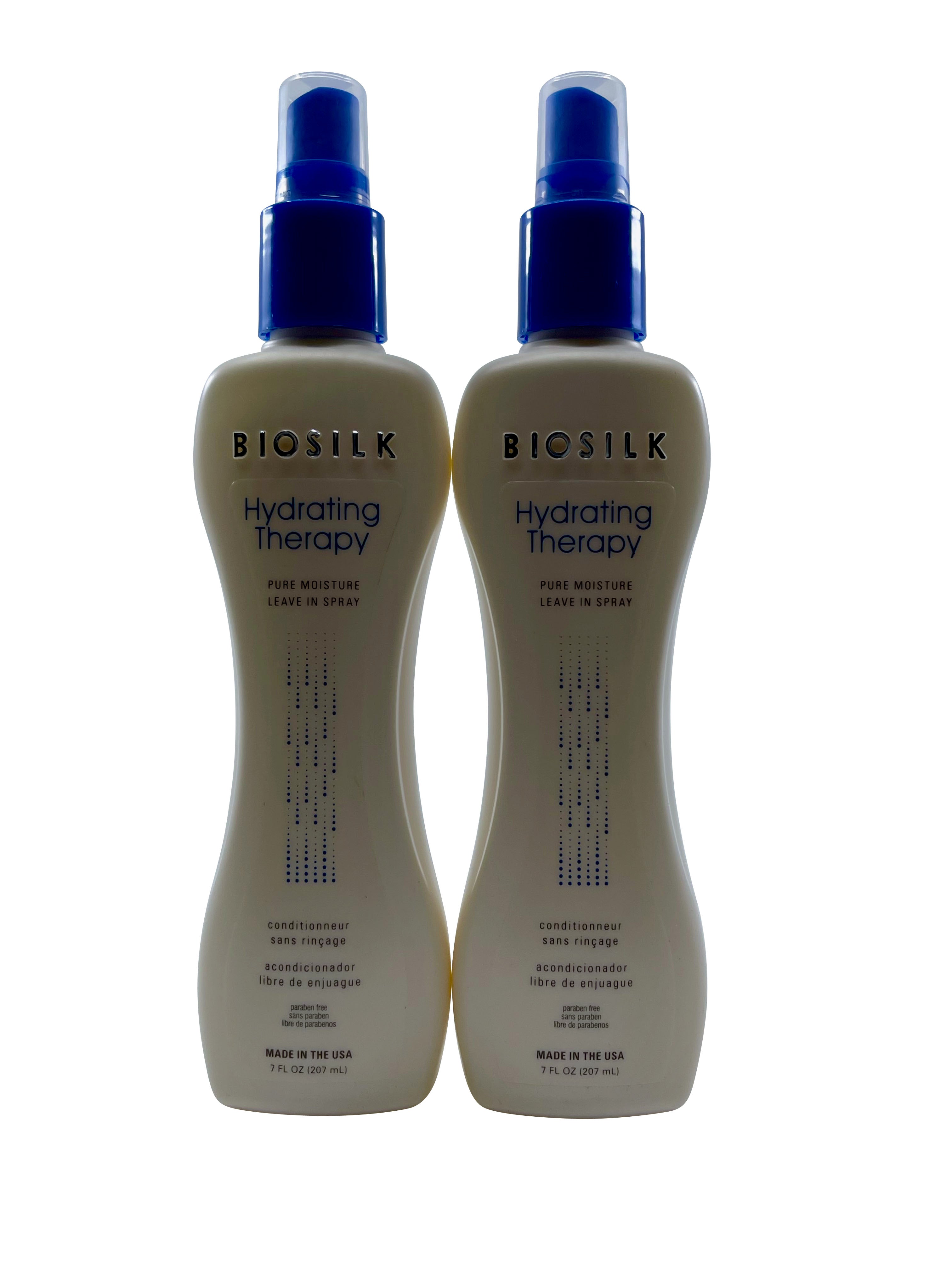 Biosilk Hydrating Therapy Pure Moisture Leave In Spray 7 OZ Set of 2