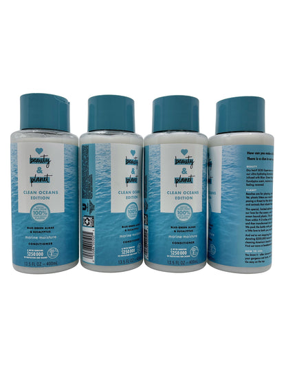 Beauty & Planet Marine Moisture Conditioner 13.5 OZ Set of 4