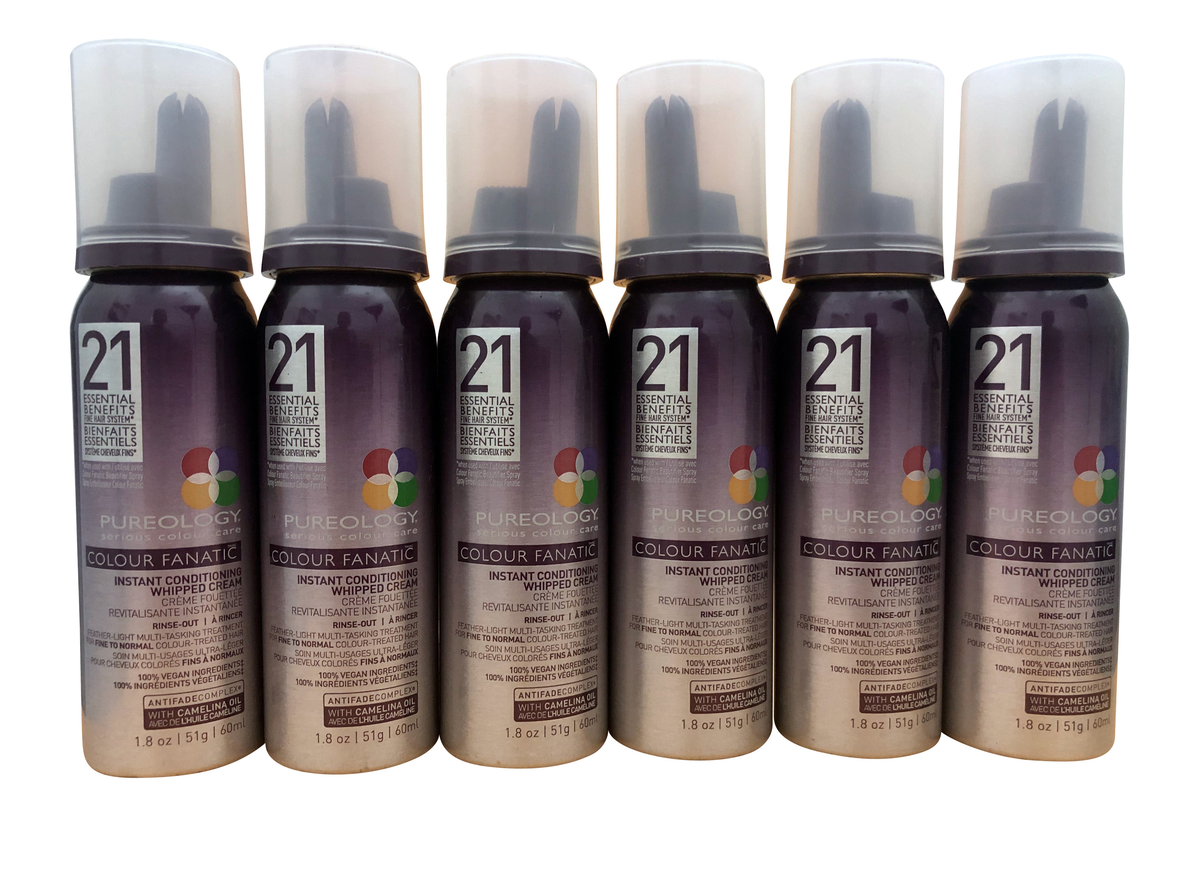 Pureology Colour Fanatic Instant Conditioner Whipped Cream 1.8 OZ Set of 6