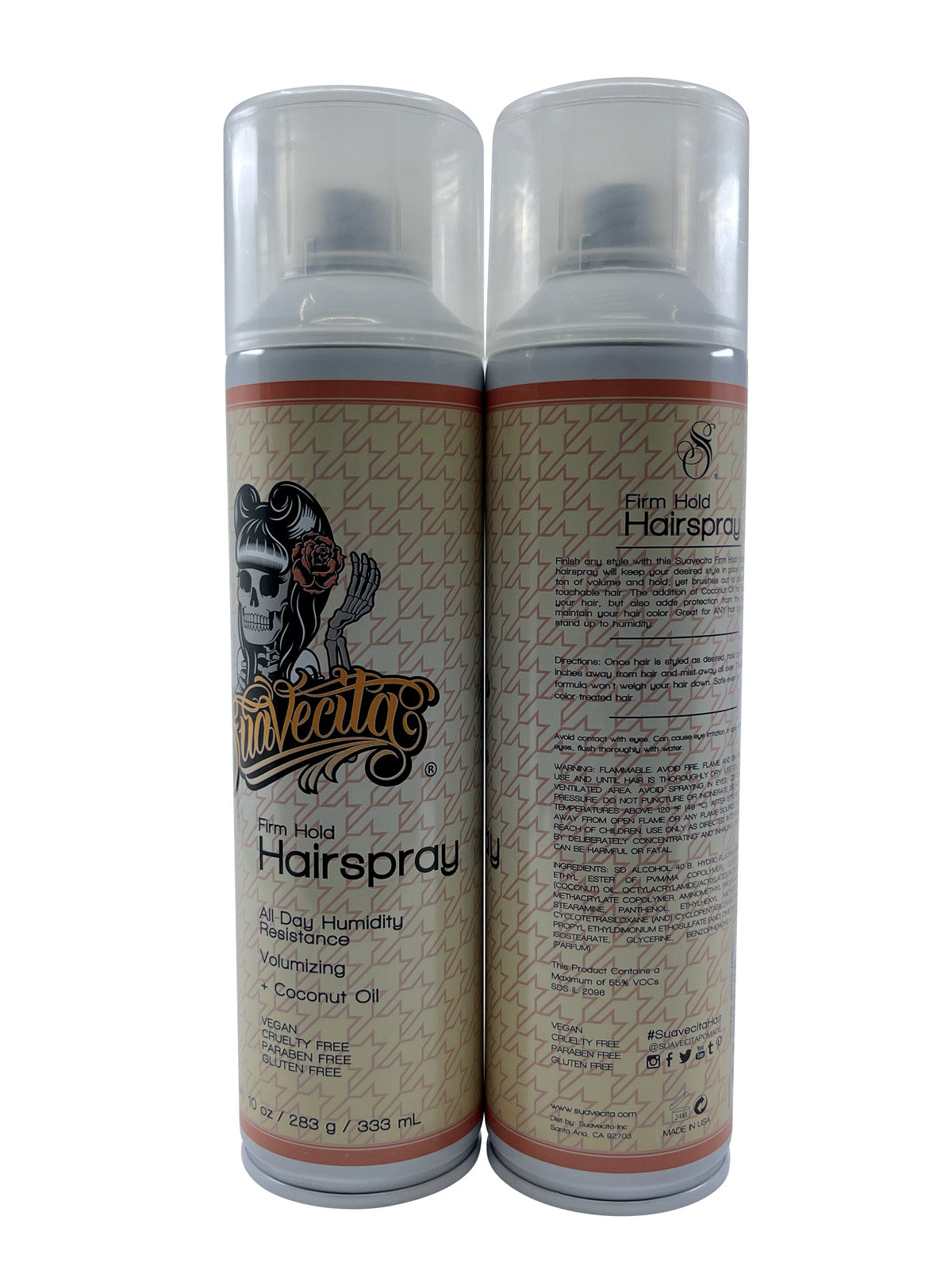 Suavecito Firm Hold Hair Spray 10 OZ Set of 2