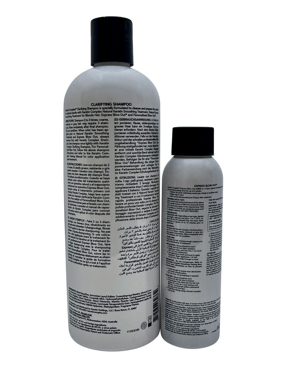 Keratin Complex Clarifying Shampoo 16 OZ & Express Blow Out Treatment 4 OZ Set